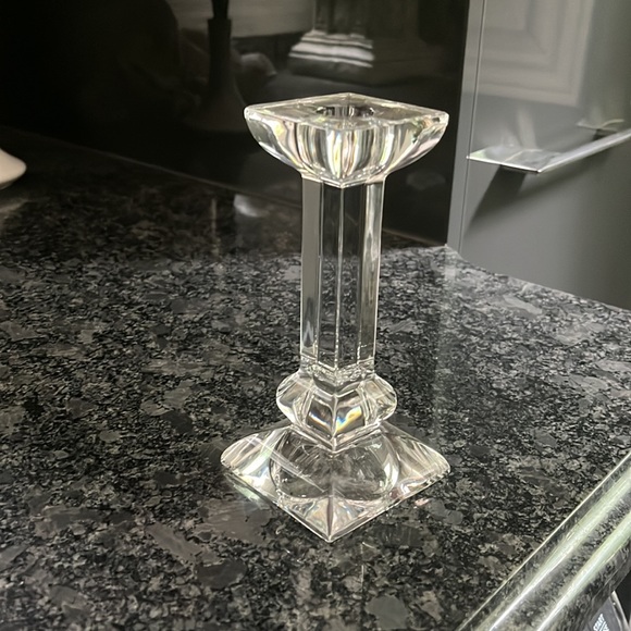 Crystal candlestick holder - Picture 2 of 2